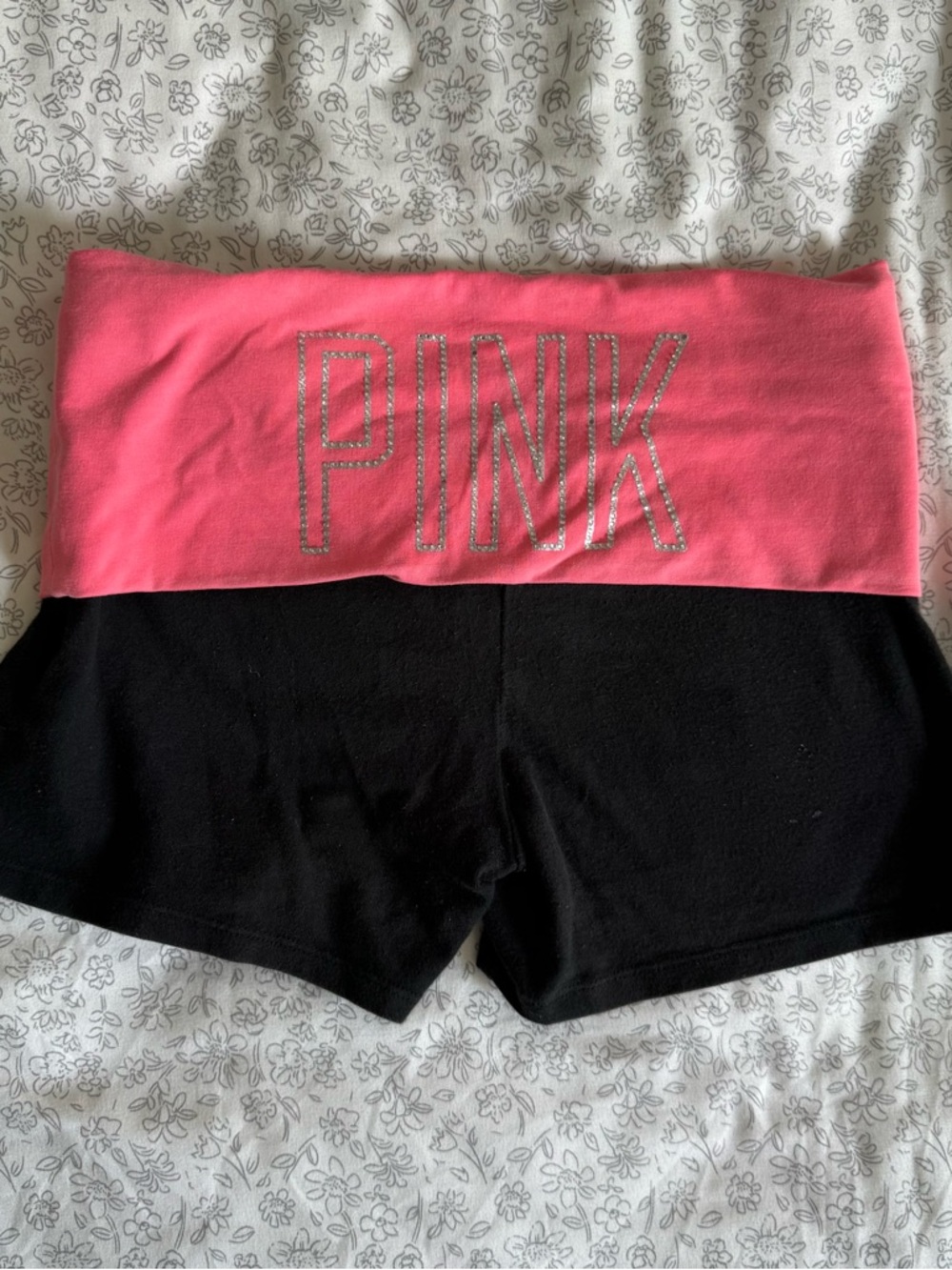 Victoria's Secret PINK Fold-Over Yoga Shorts